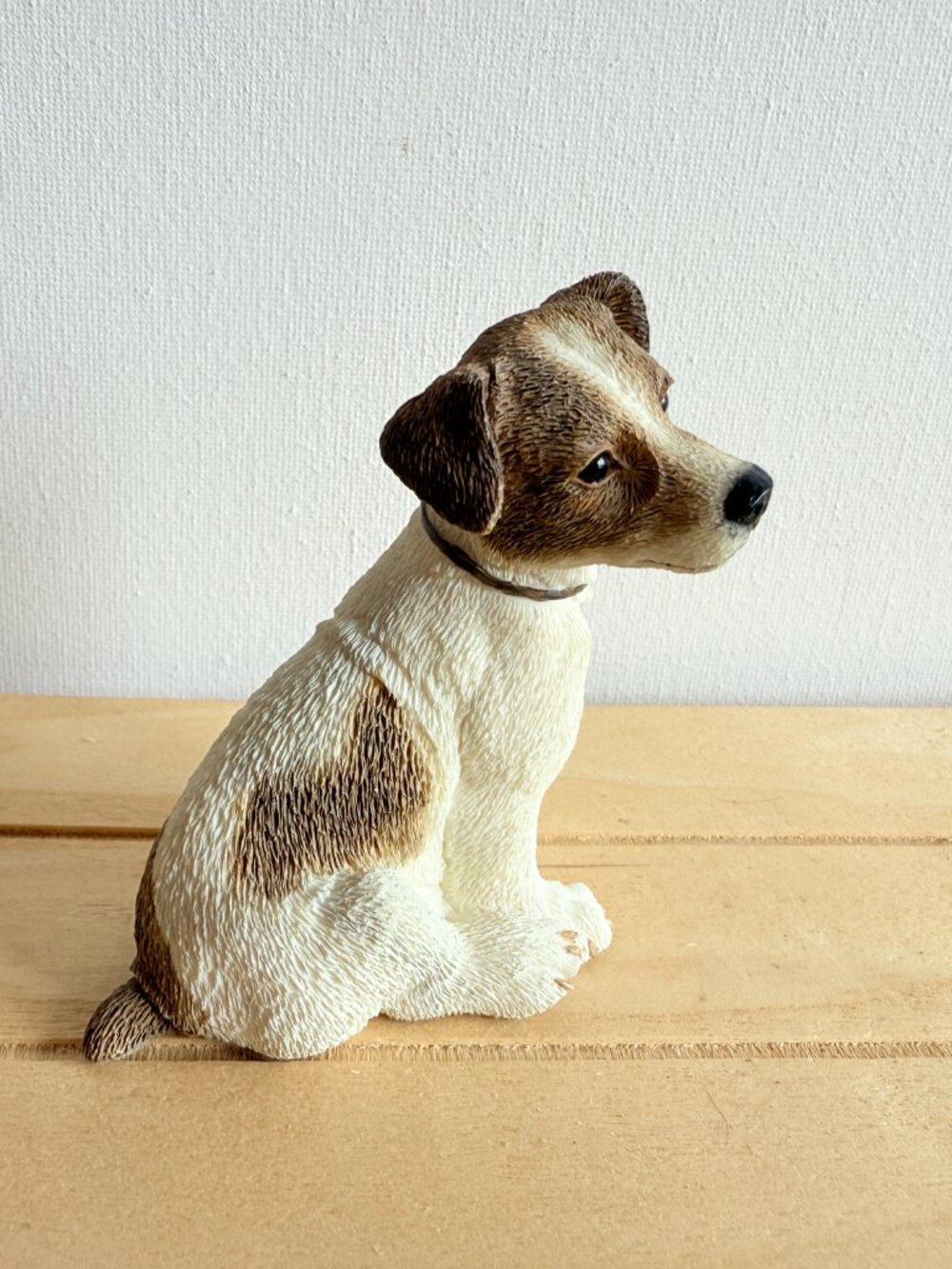 Vintage Jack Russell Terrier Puppy Figurine